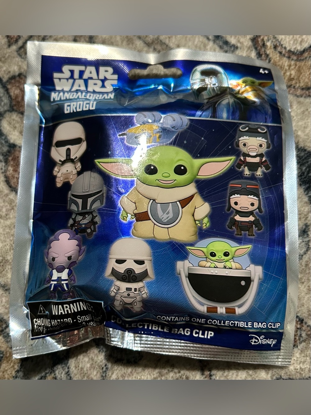 Star Wars The Mandalorian Grogu Collectible Bag Clip Mystery Bag
